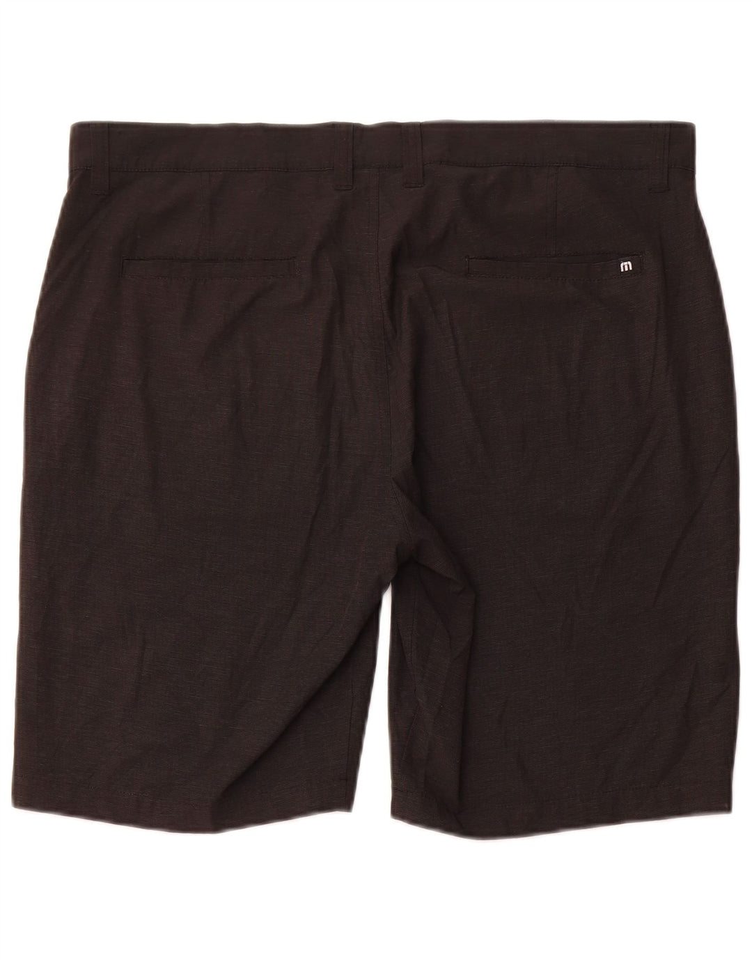 Travis Mathew Short chino pour homme W38 XL Noir à fines rayures Polyester