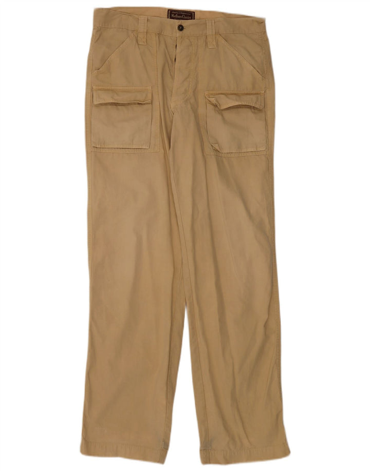 MARLBORO CLASSICS Pantalon cargo droit pour homme EU 50 Large W34 L33 Beige