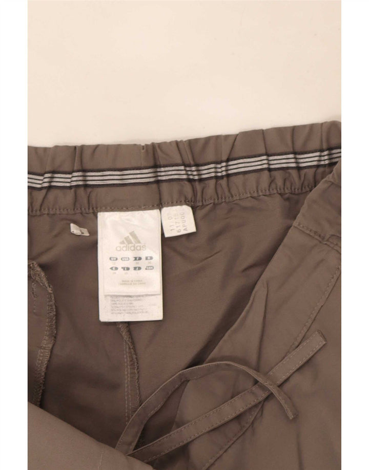 Adidas Bermuda pour femme UK 12 Medium W30 Gris Coton