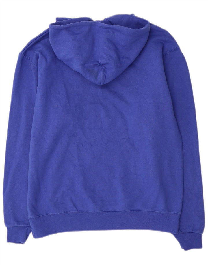 Champion Pull à Capuche Graphique Homme Bleu Moyen Coton
