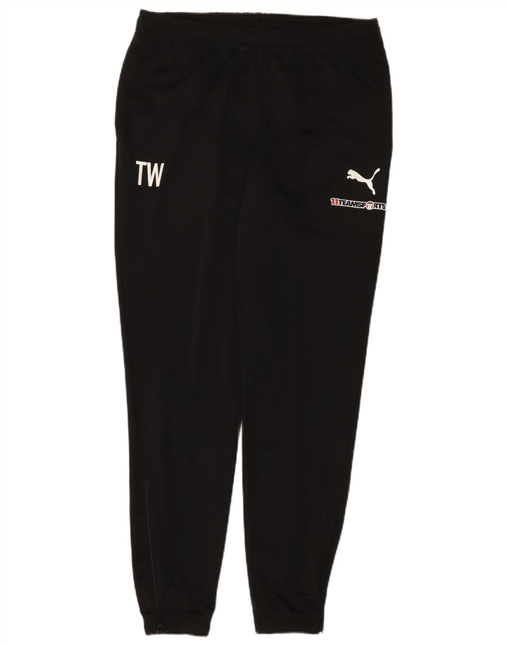 Puma Pantalon de survêtement graphique pour homme Taille L Noir Polyester