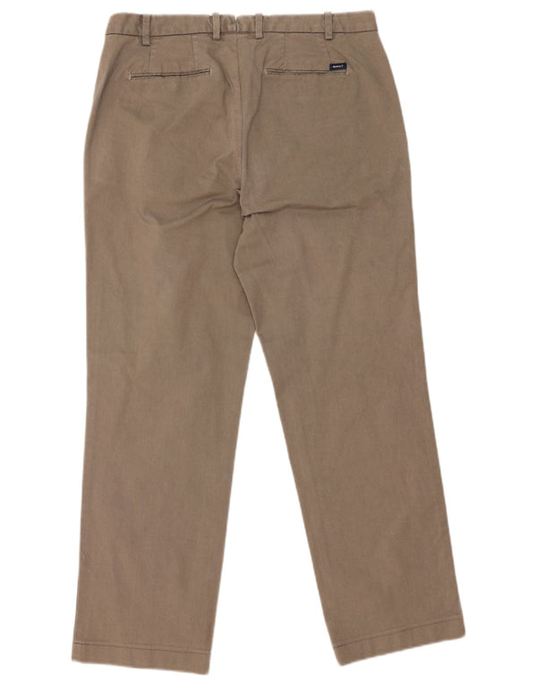 Gant Mens Regular Suit Trousers IT 50 Large W35 L29 Grey