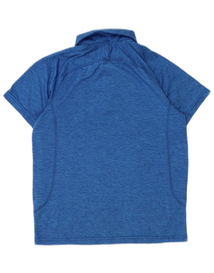 REEBOK Polo Garçon 11-12 ans Bleu Moucheté Polyester