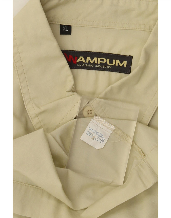 Chemise Homme Wampum XL Coton Beige