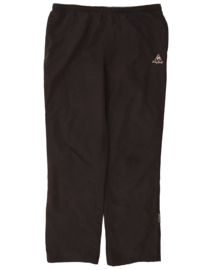 LE COQ SPORTIF Pantalon de survêtement femme UK 12 Medium Noir Polyester