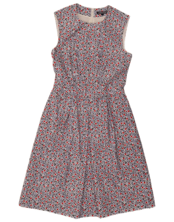 Tommy Hilfiger Robe trapèze sans manches pour femme US 4 Small Multicolore