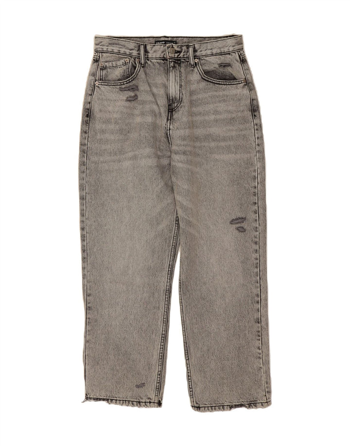 CROPP Womens Distressed High Waist Jeans W30 L27 Grey Vintage Cropp and Second-Hand Cropp from Messina Hembry 