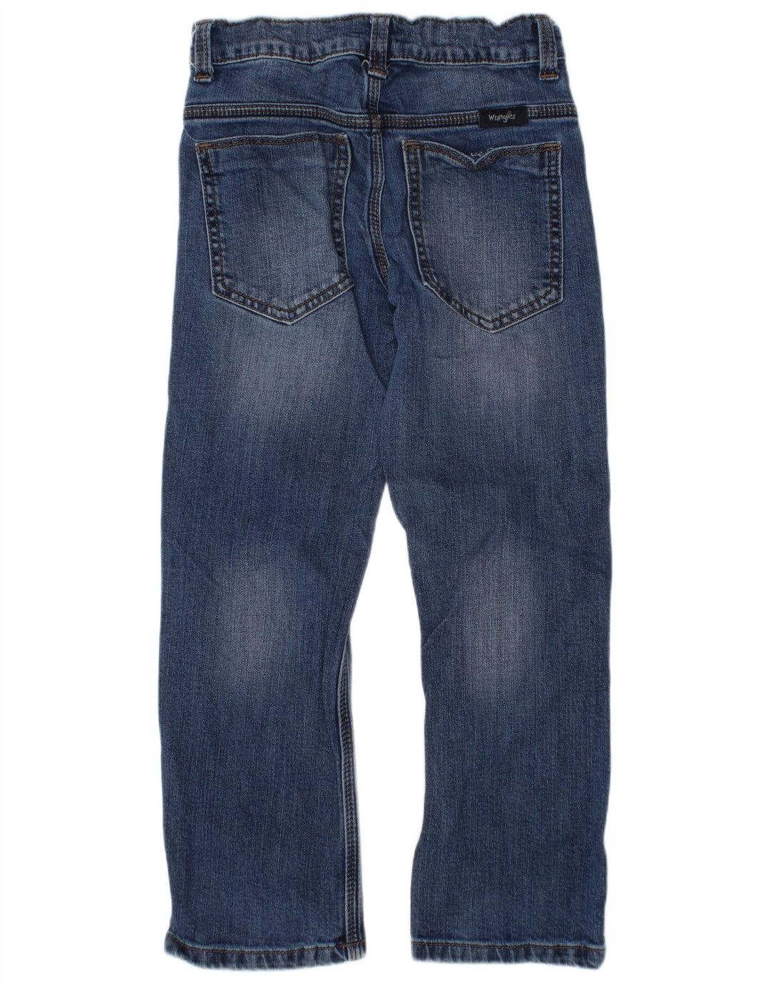 WRANGLER Jean droit garçon 5-6 ans W24 L20 bleu coton