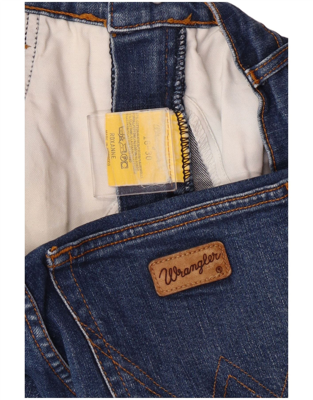 Wrangler Jean Slim Garçon 15-16 ans W30 L30 Bleu Coton