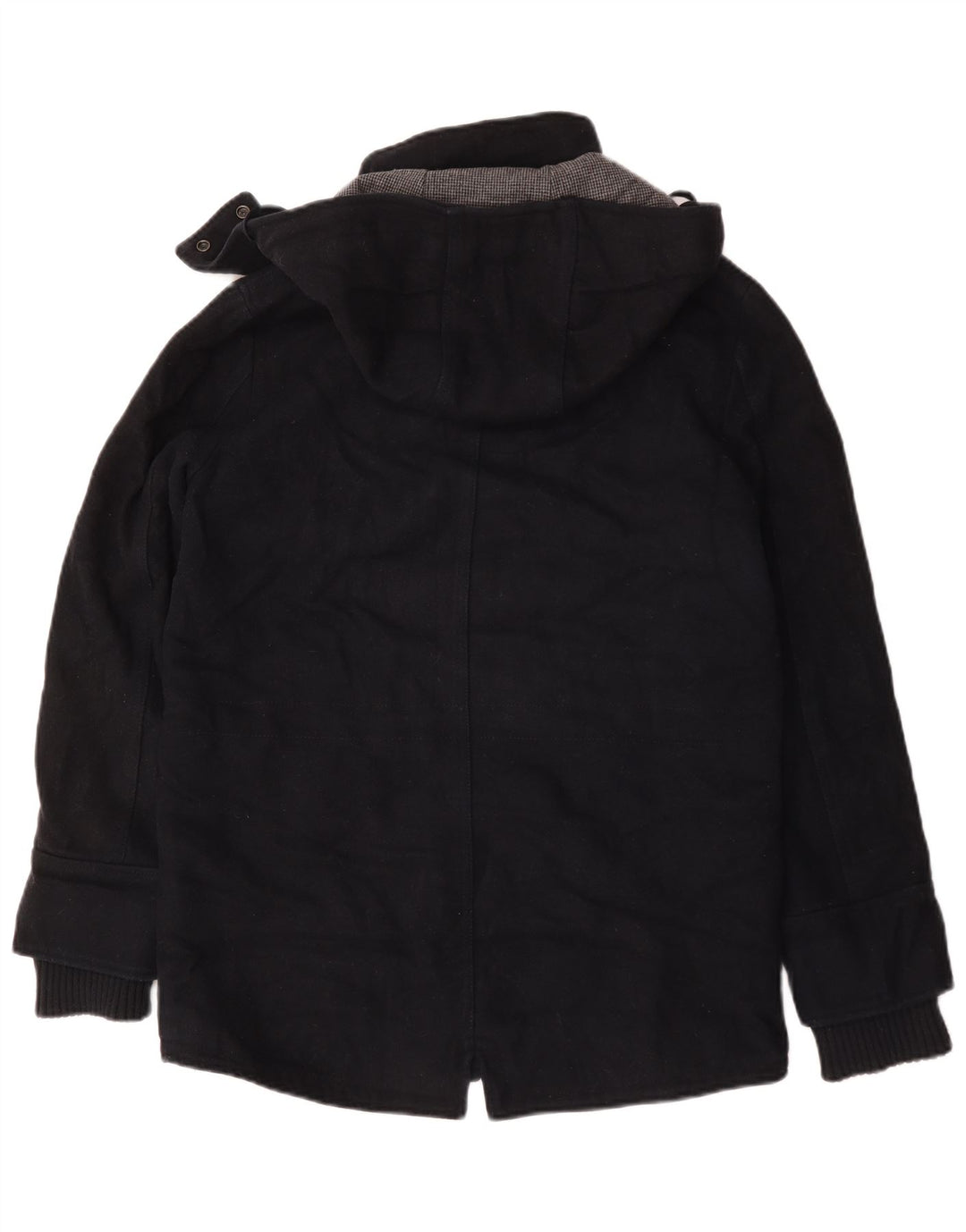 Superdry Parka à capuche pour homme UK 36 Small Bleu marine Laine