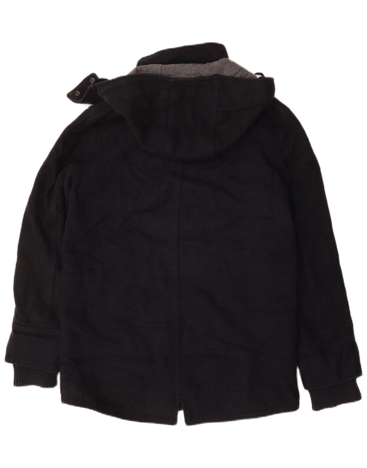 Superdry Parka à capuche pour homme UK 36 Small Bleu marine Laine