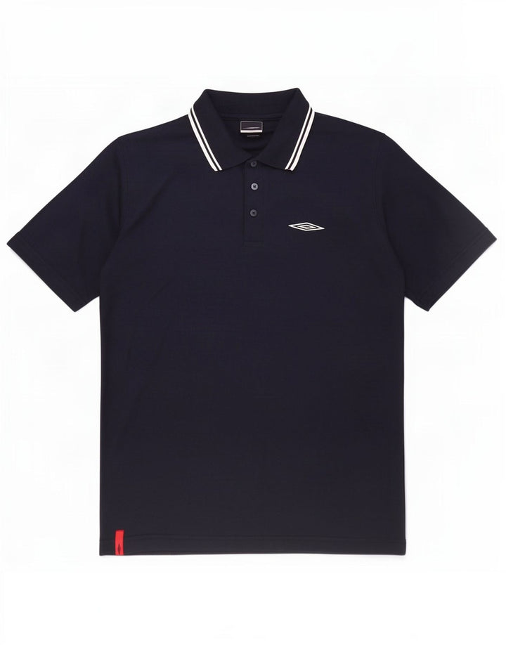 Umbro Polo Homme Bleu Marine Moyen Polyester