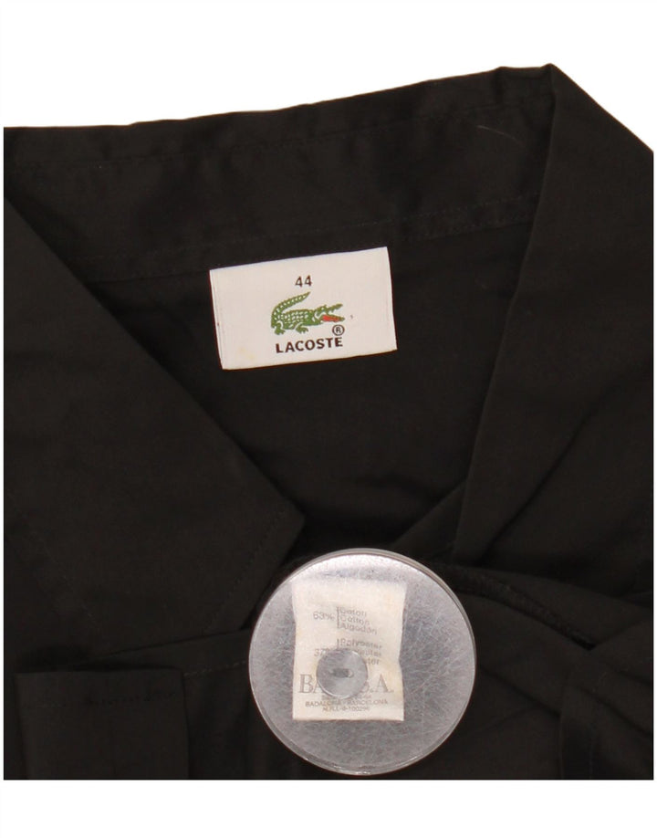 Lacoste Chemise Femme Taille 44 Grand Coton Noir