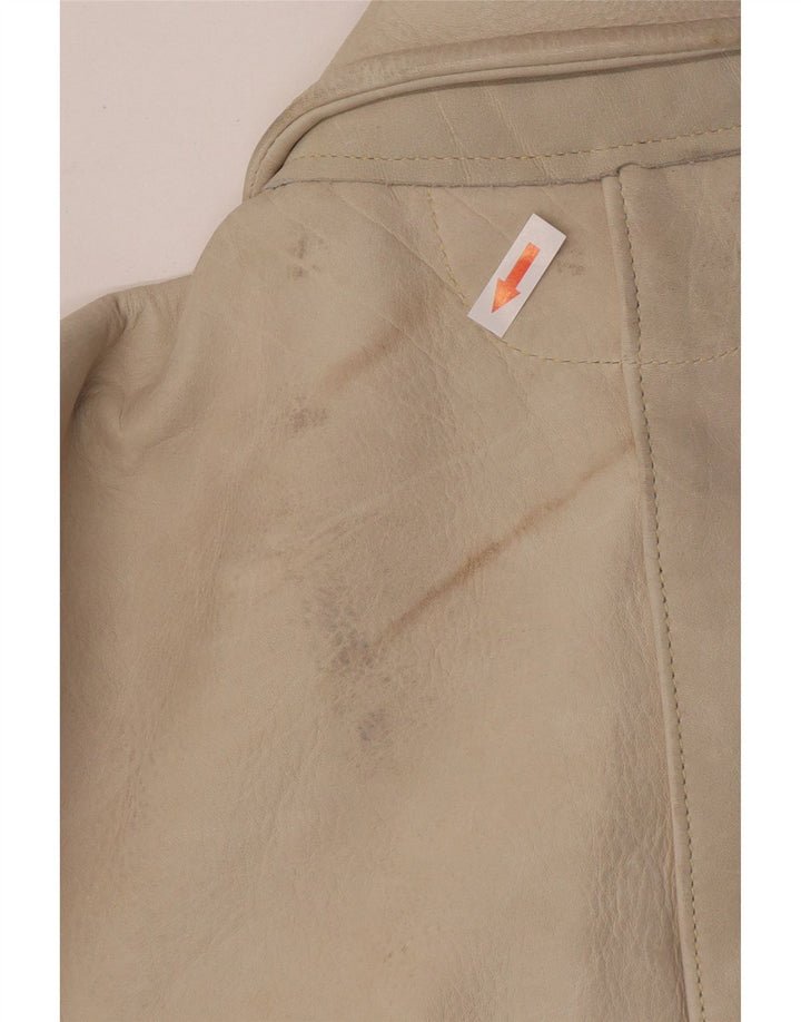 veste en daim homme vintage IT 50 Grand Beige