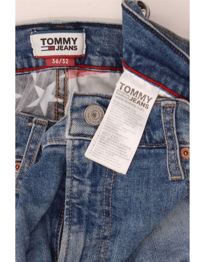 Tommy Hilfiger Jean slim vieilli W36 L32 pour homme en coton bleu