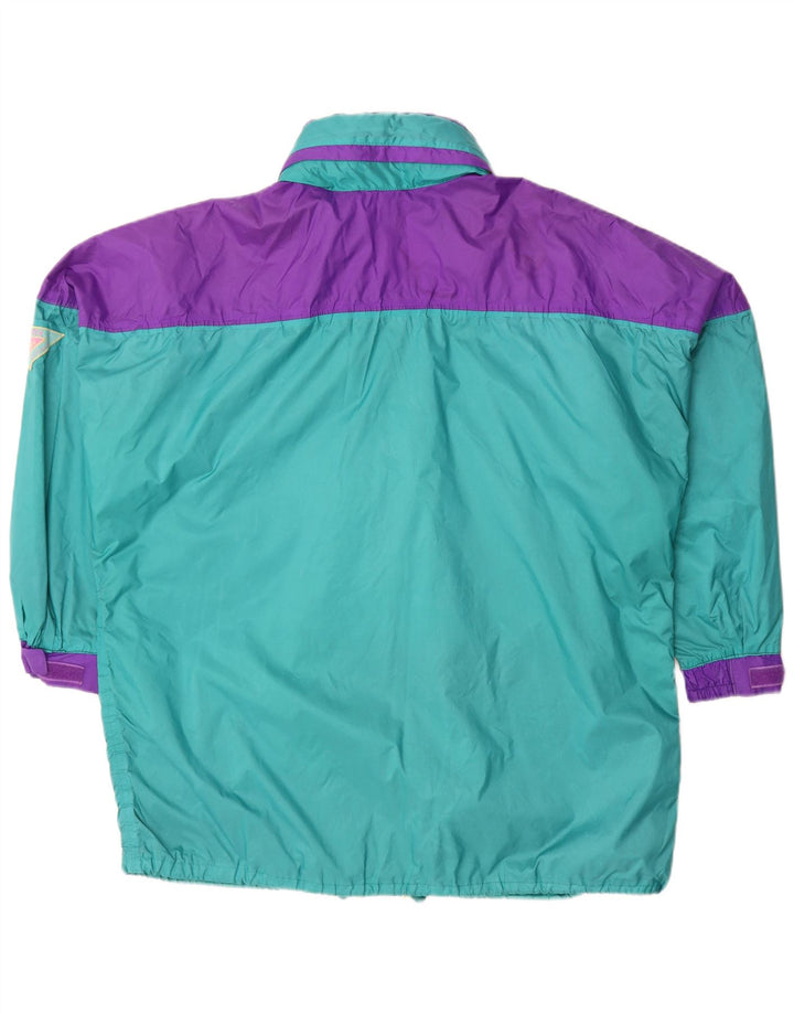 Jeantex Veste de Pluie Homme UK 42 XL Turquoise Colourblock Polyamide