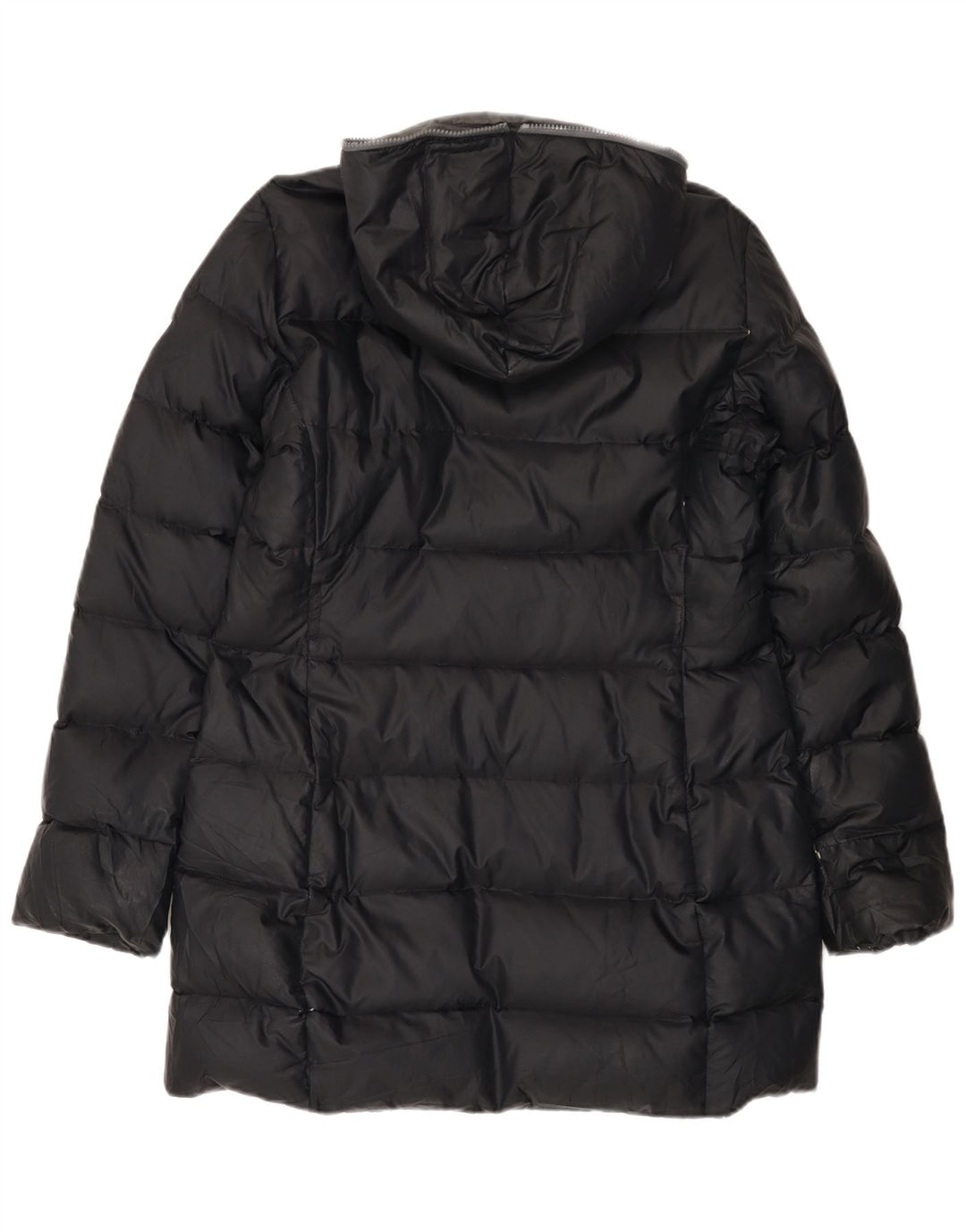 CHAMPION Manteau matelassé à capuche pour femme UK 16 Large Noir