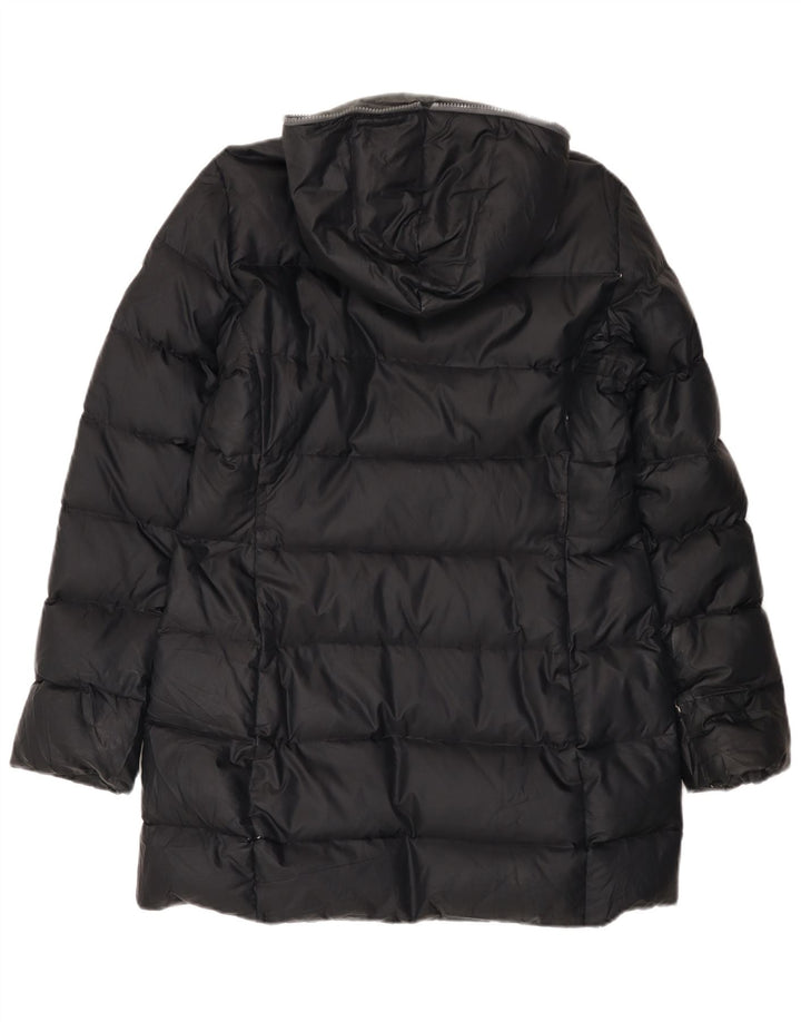 CHAMPION Manteau matelassé à capuche pour femme UK 16 Large Noir