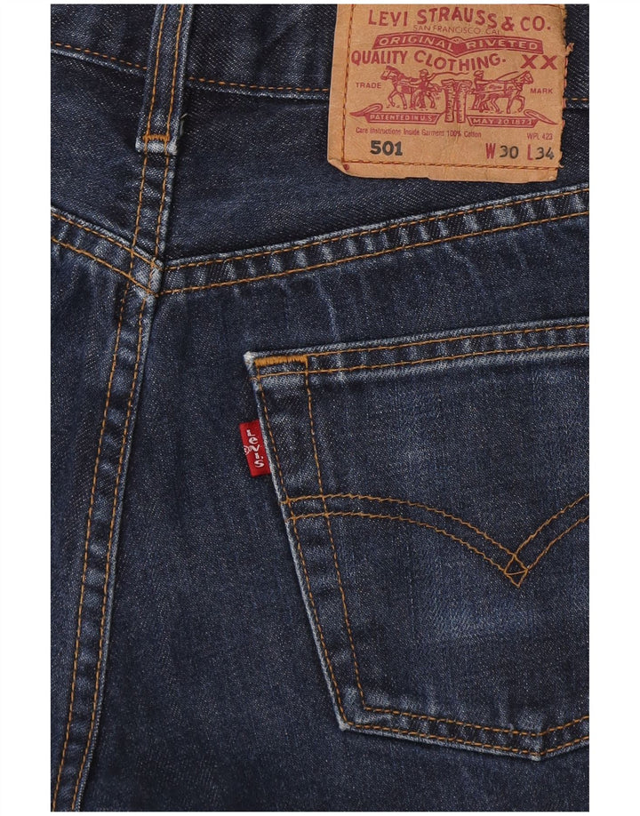 Levi's Pantalon 501 Denim Hot Femme W30 Bleu Moyen