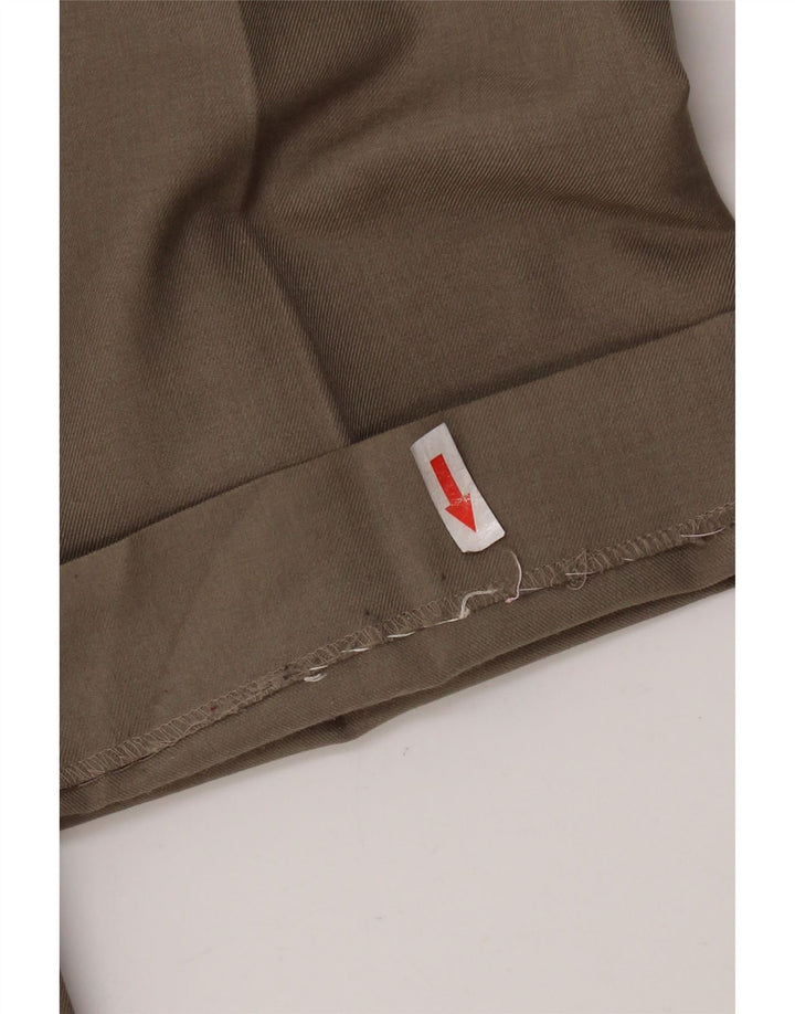 MARKS & SPENCER Pantalon de Costume Droit Homme W38 L29 Beige Polyester