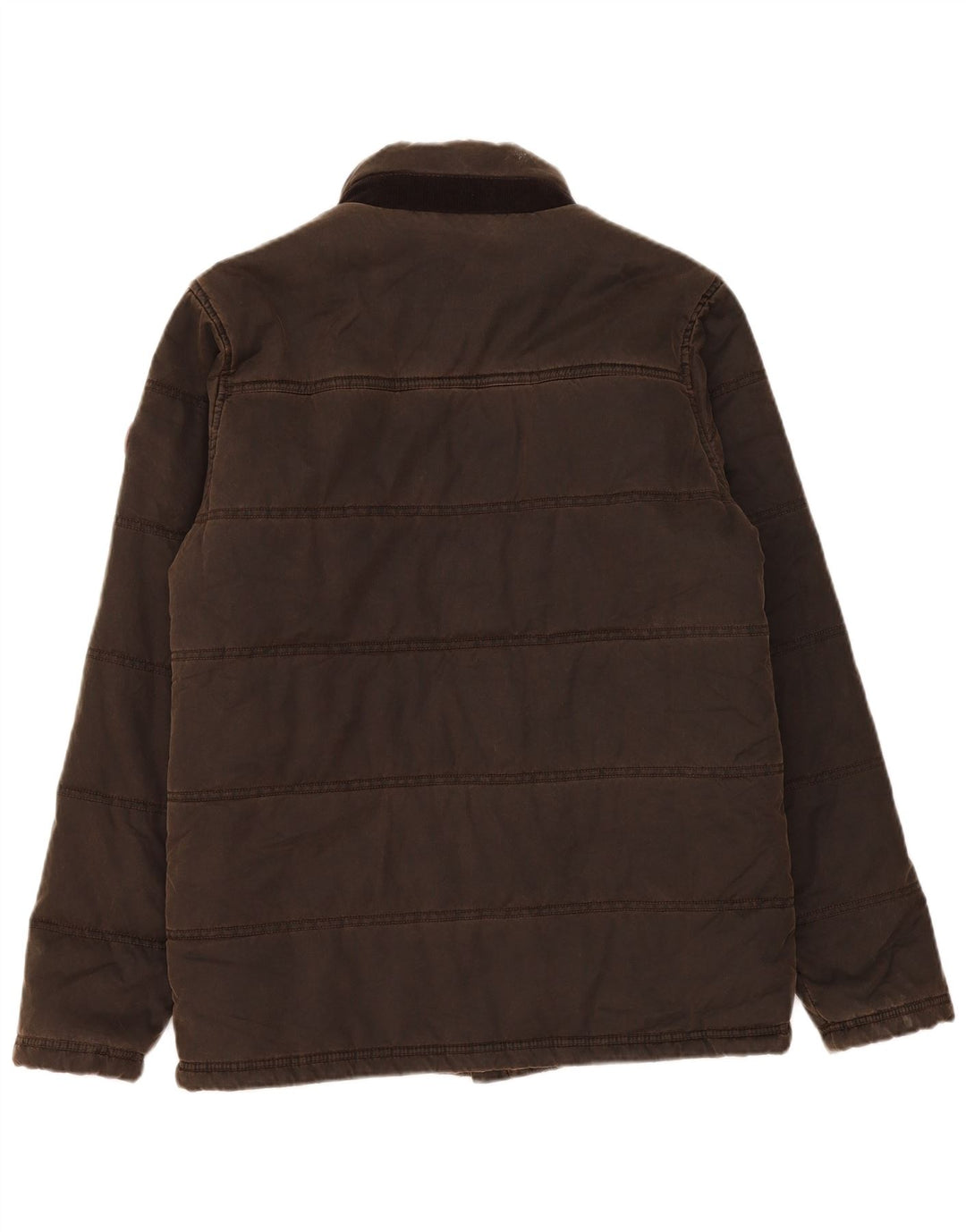 Weird Fish Veste matelassée pour homme UK 38 Marron moyen Polyester