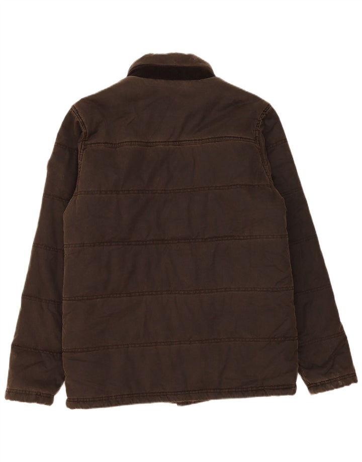 Weird Fish Veste matelassée pour homme UK 38 Marron moyen Polyester