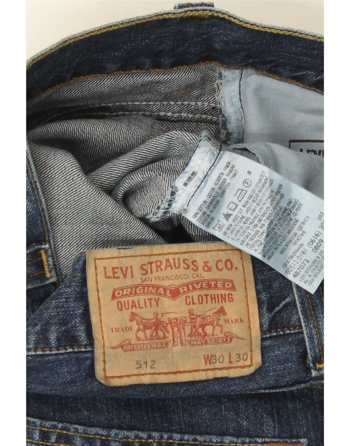Levi's Jean 512 Bootcut Homme Bleu Coton W30 L30