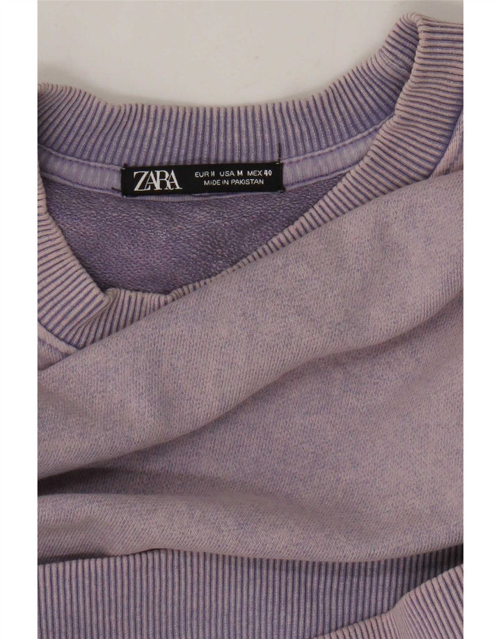 Zara Pull ample coupe ample pour homme Violet moyen