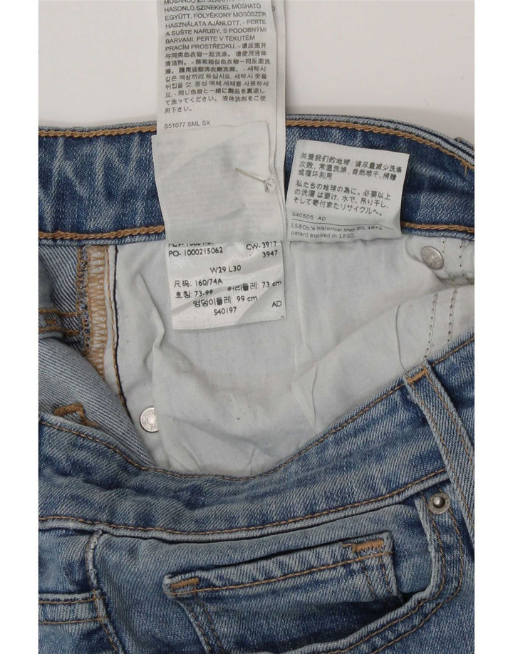 Levi's Jean Slim 712 Femme W29 L30 Bleu Lyocell