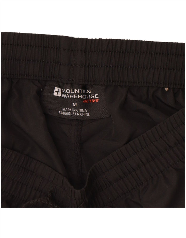 MOUNTAIN WAREHOUSE Short de Sport Homme Polyester Noir Moyen