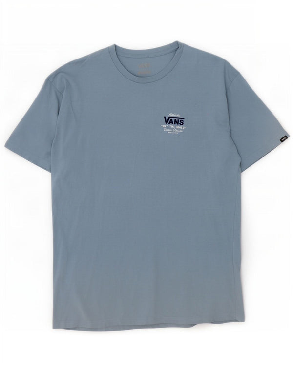 Vans T-shirt graphique coupe classique pour hommes, grand bleu, coton