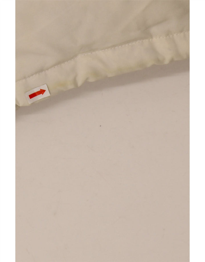 Invicta Veste matelassée à capuche pour homme, coupe ample, UK 36, petit, blanc, polyester
