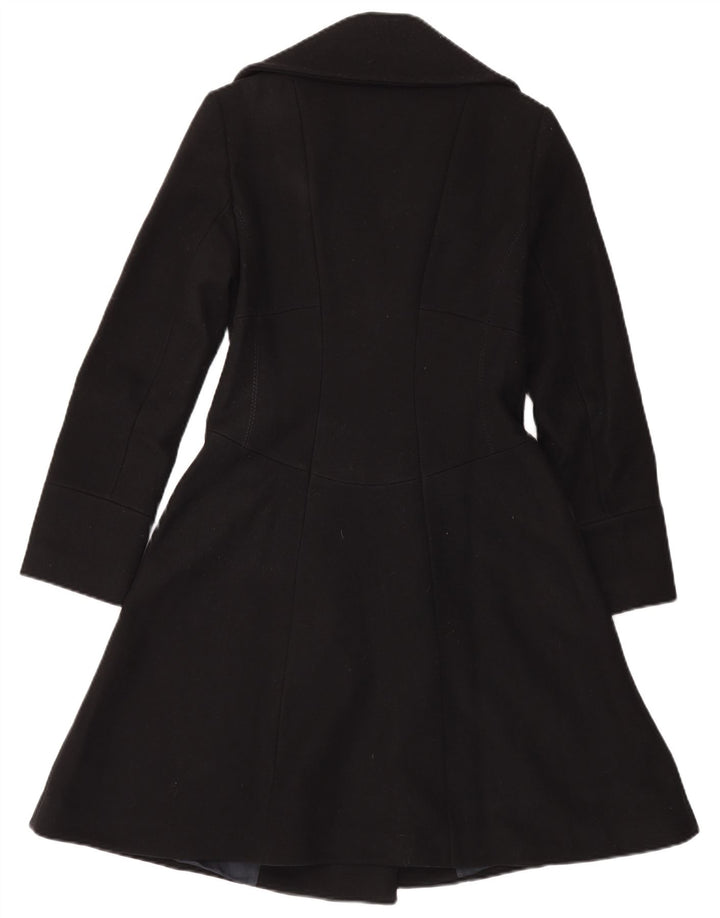 Reiss Manteau Femme UK 10 Petite Laine Noire