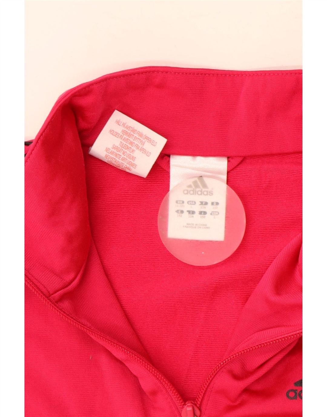 Veste de survêtement Adidas Fille 11-12 ans Rose Polyester