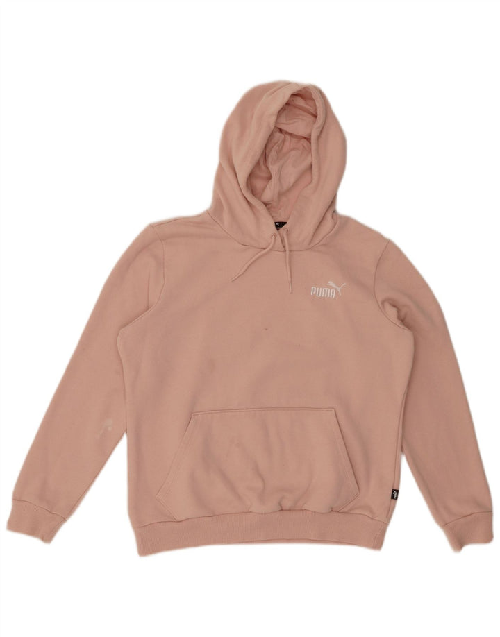 PUMA Pull à capuche surdimensionné pour femme UK 10 Petit Rose Coton