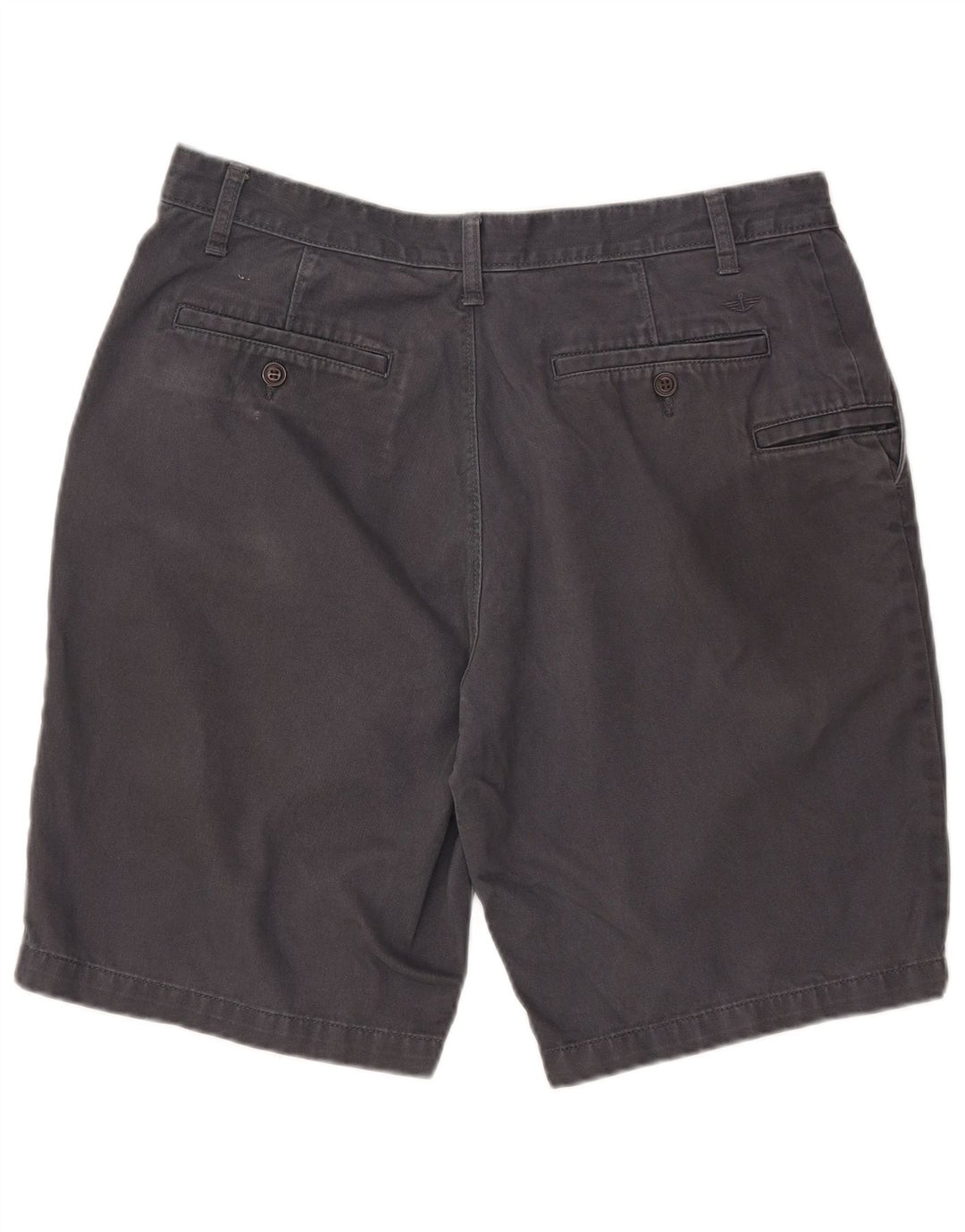 Dockers Short Chino Homme W33 Gris Moyen Coton