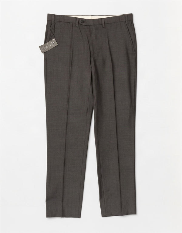 Marks & Spencer Pantalon de costume droit coupe ajustée pour homme W36 L33 Gris