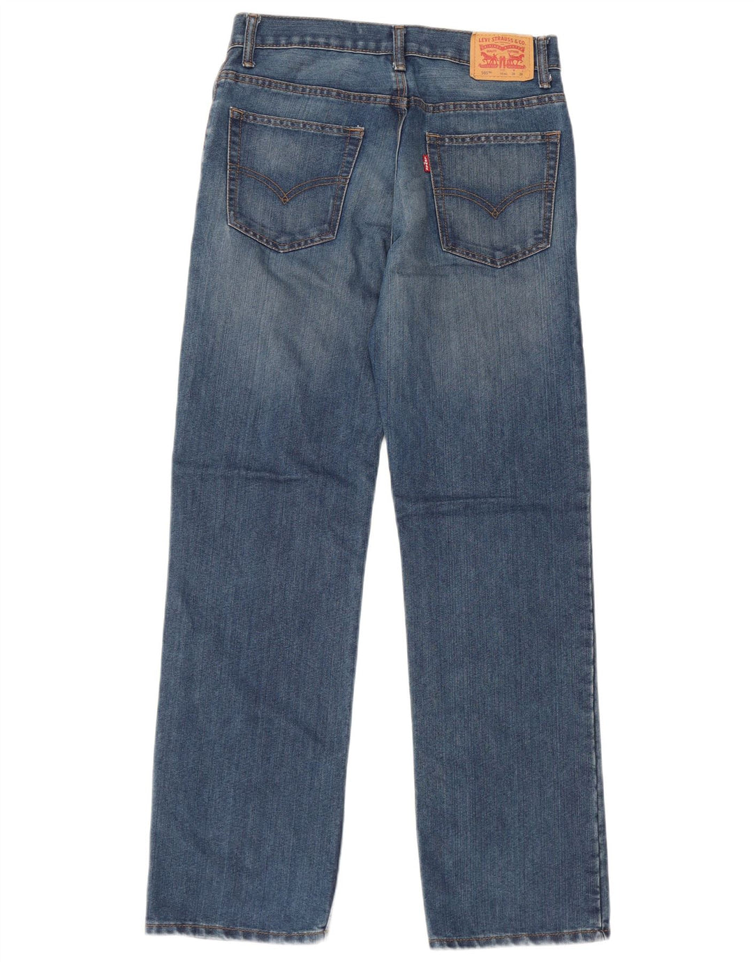 LEVI'S Jean droit régulier 505 garçon 15-16 ans W28 L28 bleu coton