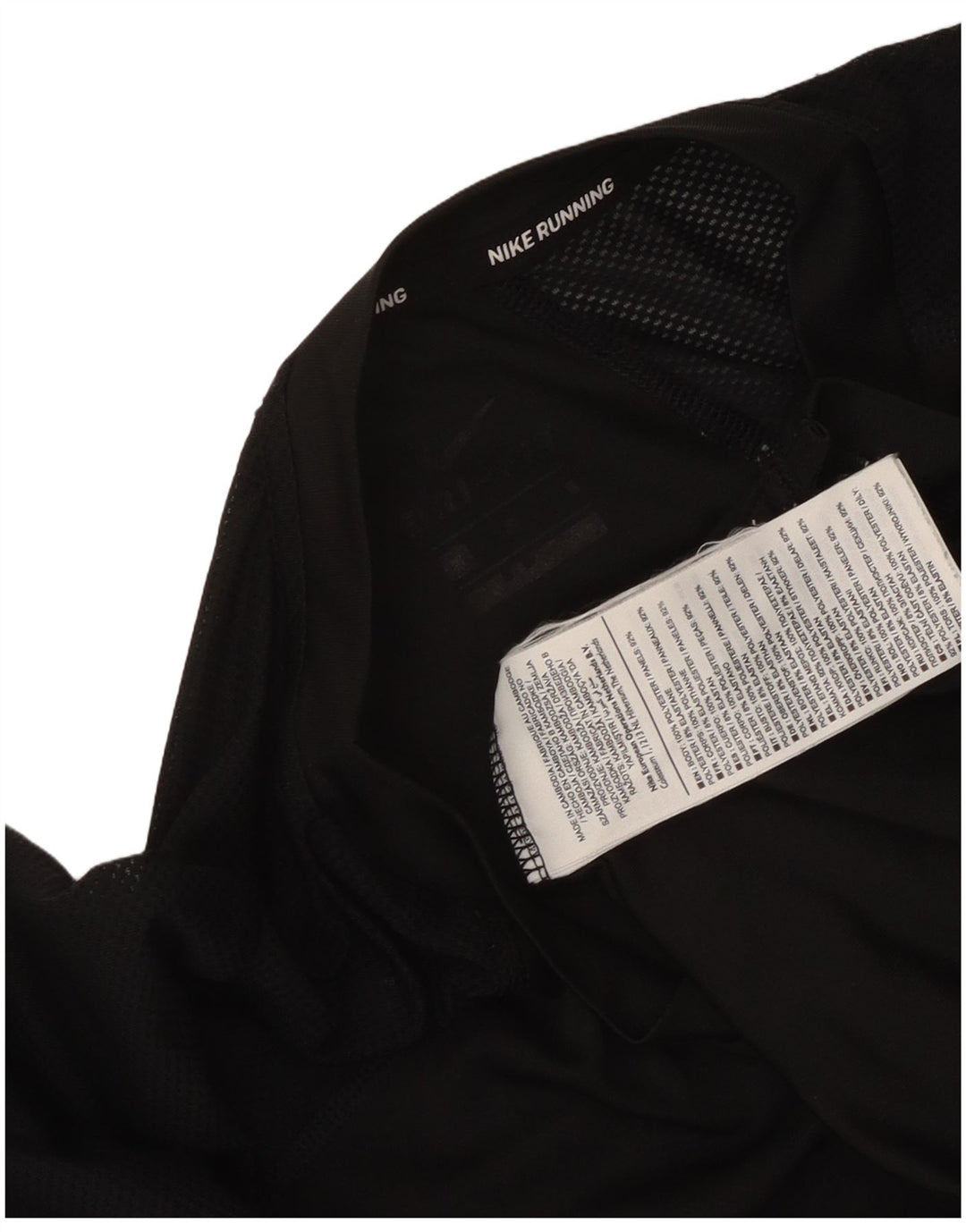 Nike T-shirt pour femme UK 42 Medium Noir Polyester