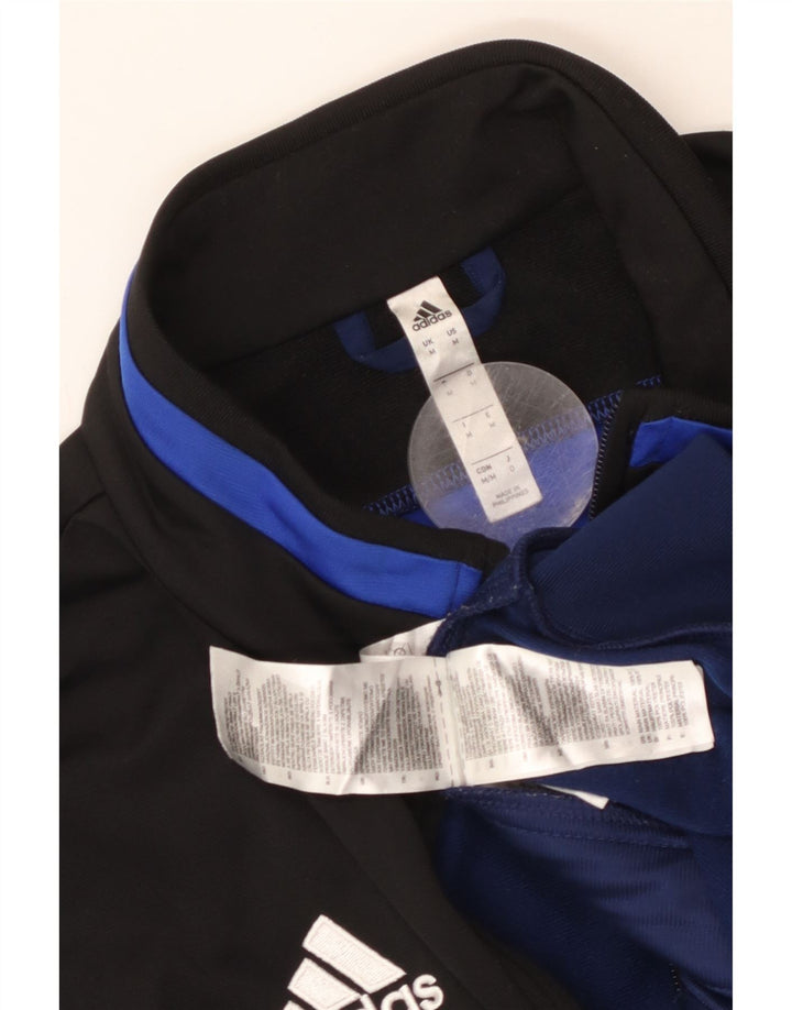 Adidas Veste de survêtement pour homme Bleu marine moyen Polyester colour block