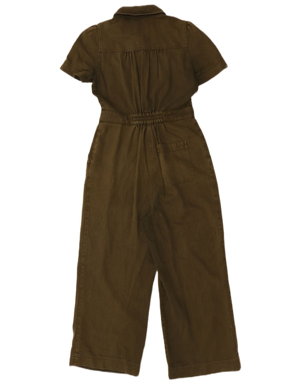Whistles Combinaison en denim à manches courtes pour femme UK 8 Petit coton vert