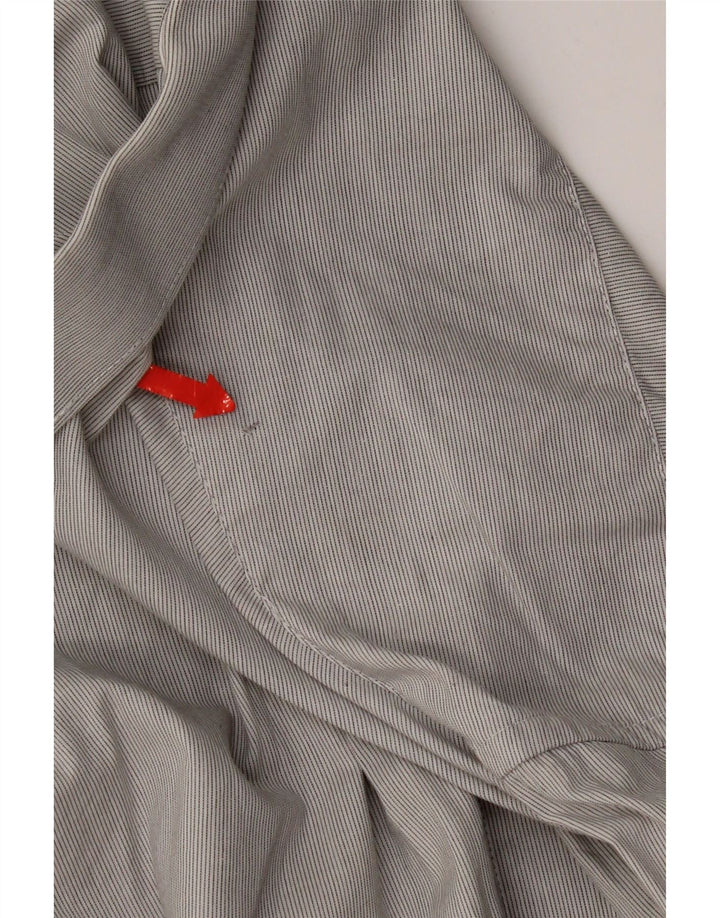 French Connection Chemise Homme 2XL Gris Rayure Coton