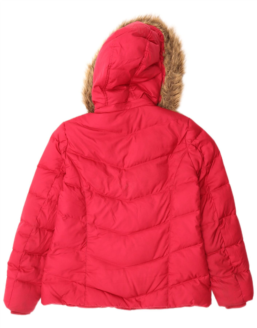 Tommy Hilfiger Veste matelassée à capuche pour femme UK 10 Small Rose Polyester