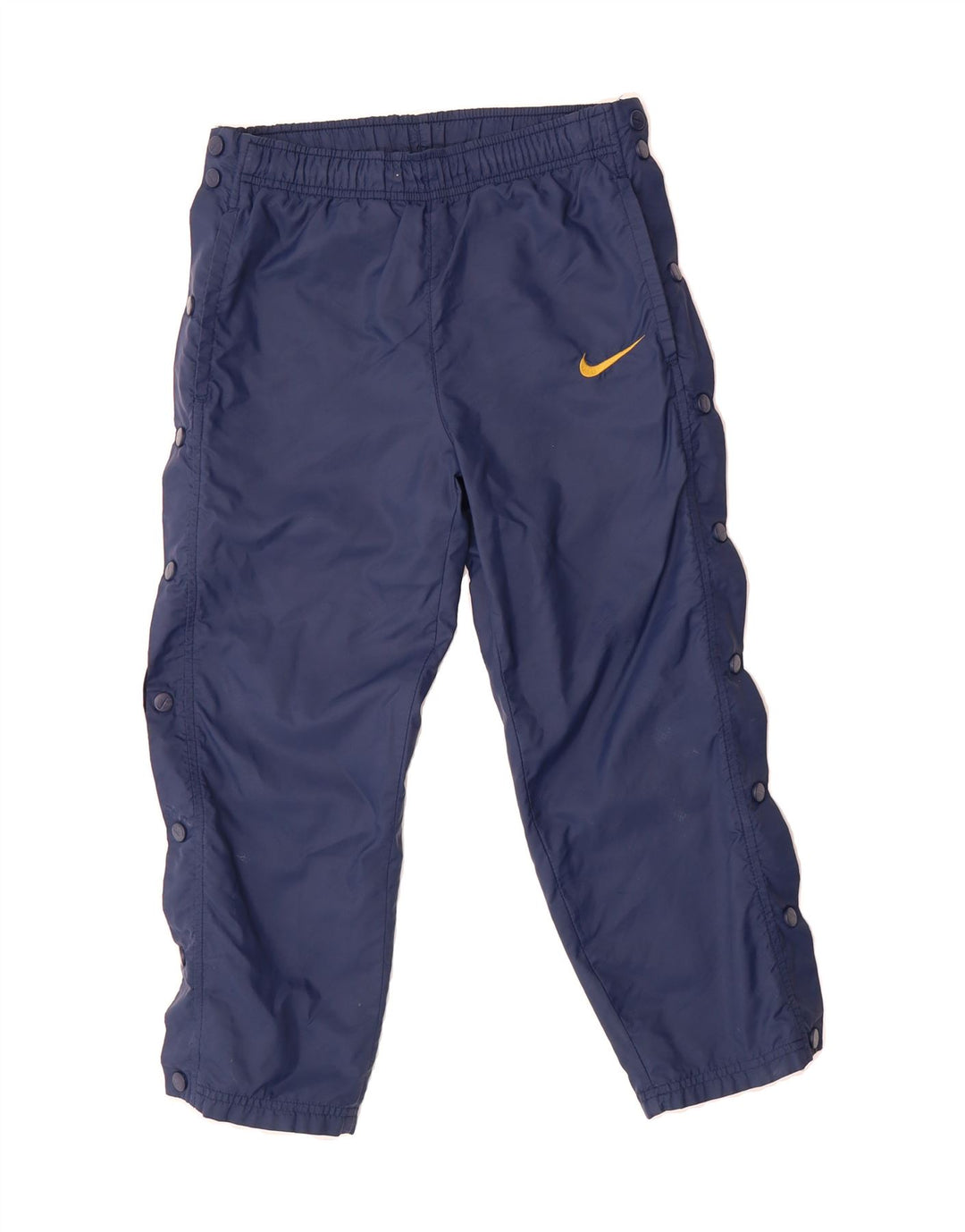 NIKE Boys Tracksuit Trousers 8-9 Years Small Navy Blue Polyester Vintage Nike and Second-Hand Nike from Messina Hembry 