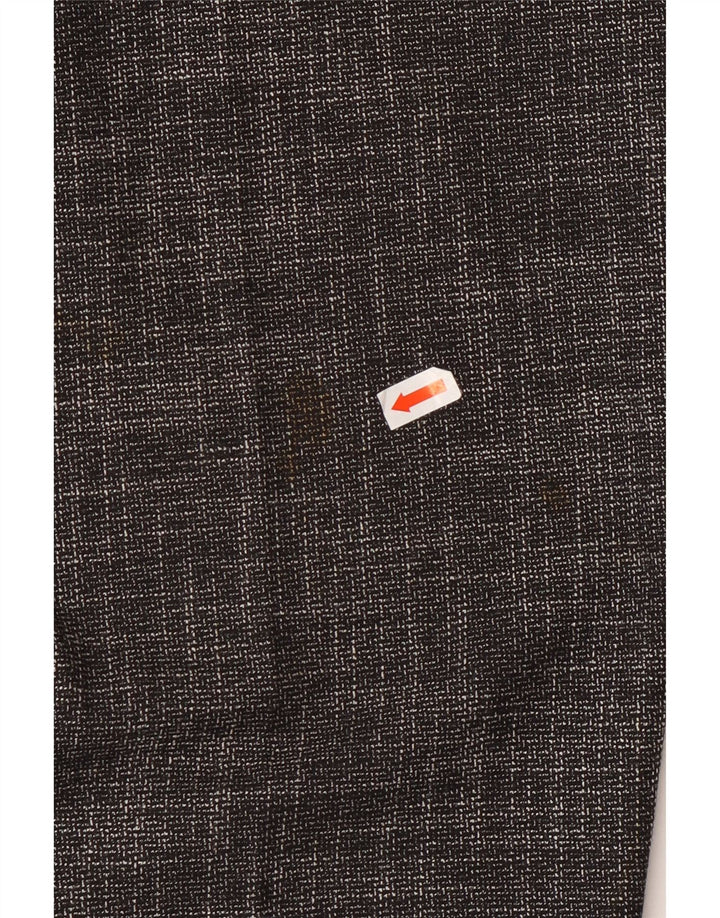 MONSOON Pantalon court décontracté pour femme UK 10 Small W27 L28 Gris moucheté