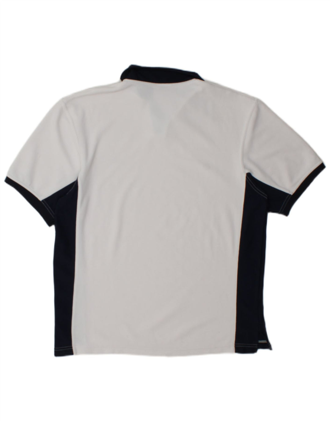 Reebok Polo XS Homme Blanc Colorblock