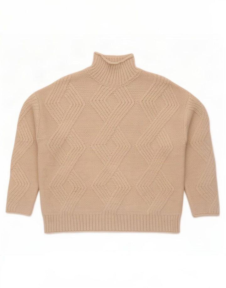 Marks & Spencer Pull à col roulé pour femme UK 14 Medium Off White