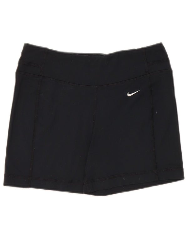 Nike Short de sport Dri Fit pour femme UK 6 XS en nylon noir