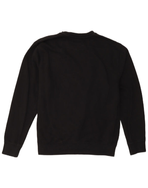 Nike Womens Sweatshirt Jumper UK 16 Grand Noir Coton