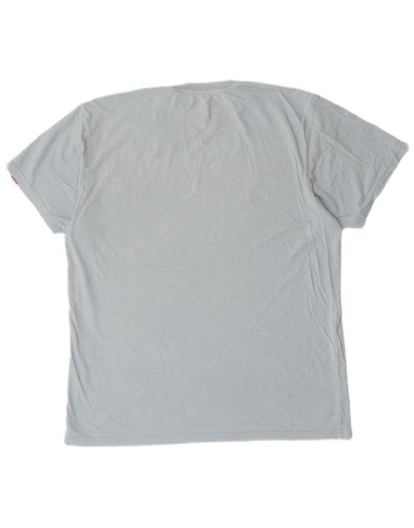 Vans T-shirt graphique pour hommes, grand, bleu, coton